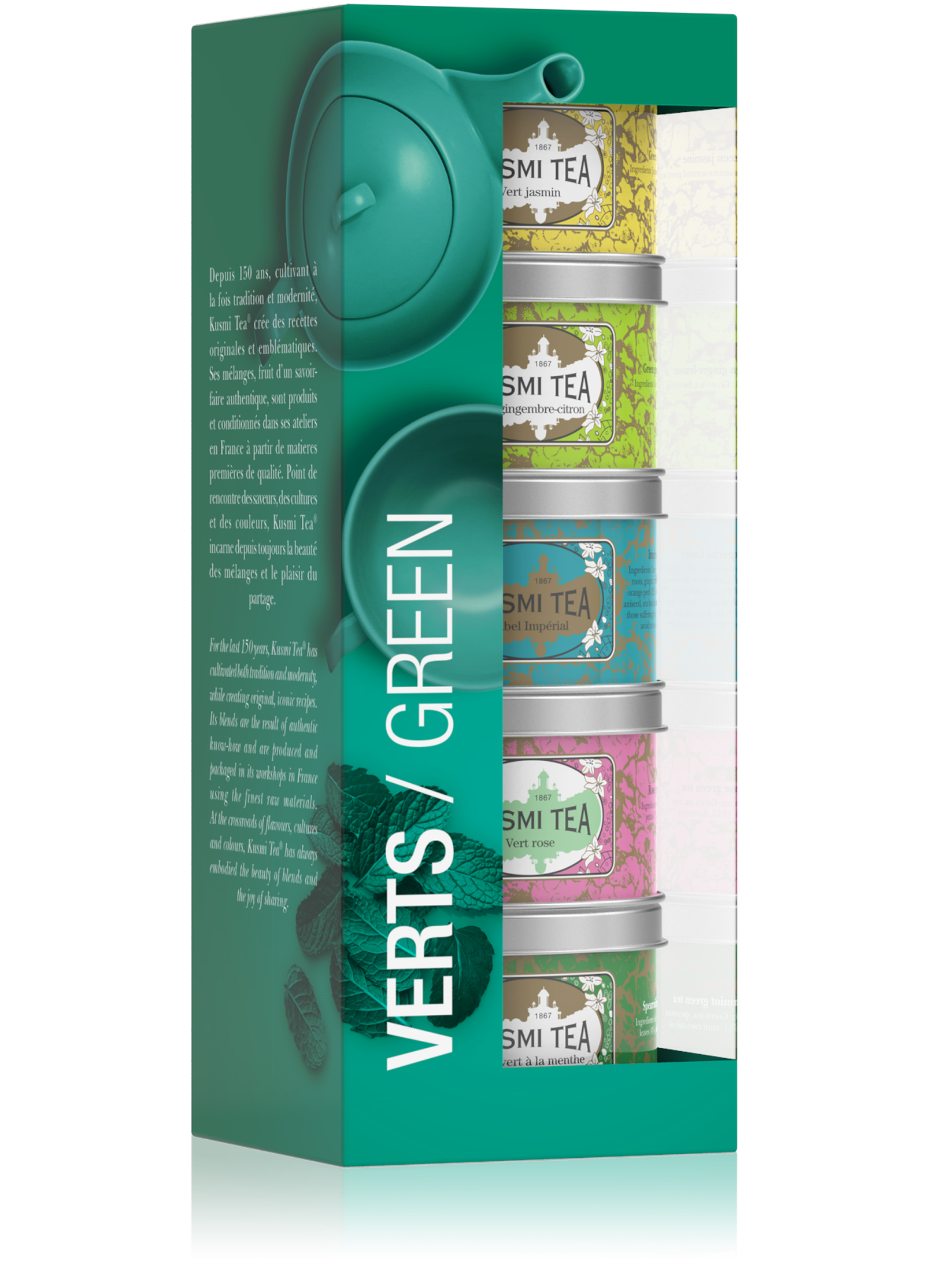 Coffret Les Verts -Kusmi Tea